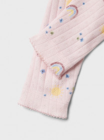 NAME IT Hulmønster Bukser Fabiane Light Lilac